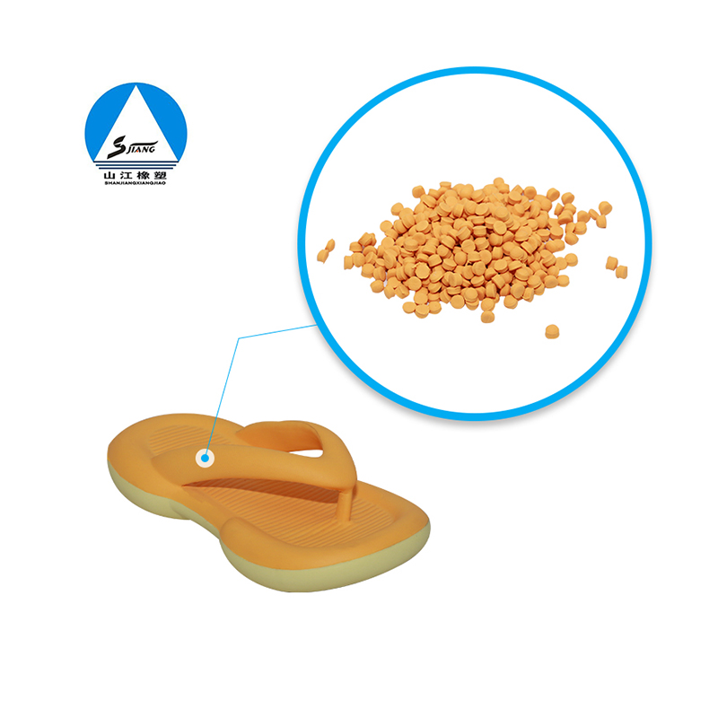 EVA双色拖鞋颗粒