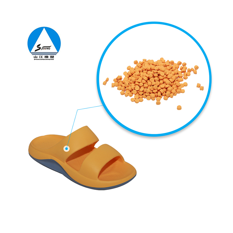 EVA双色拖鞋颗粒