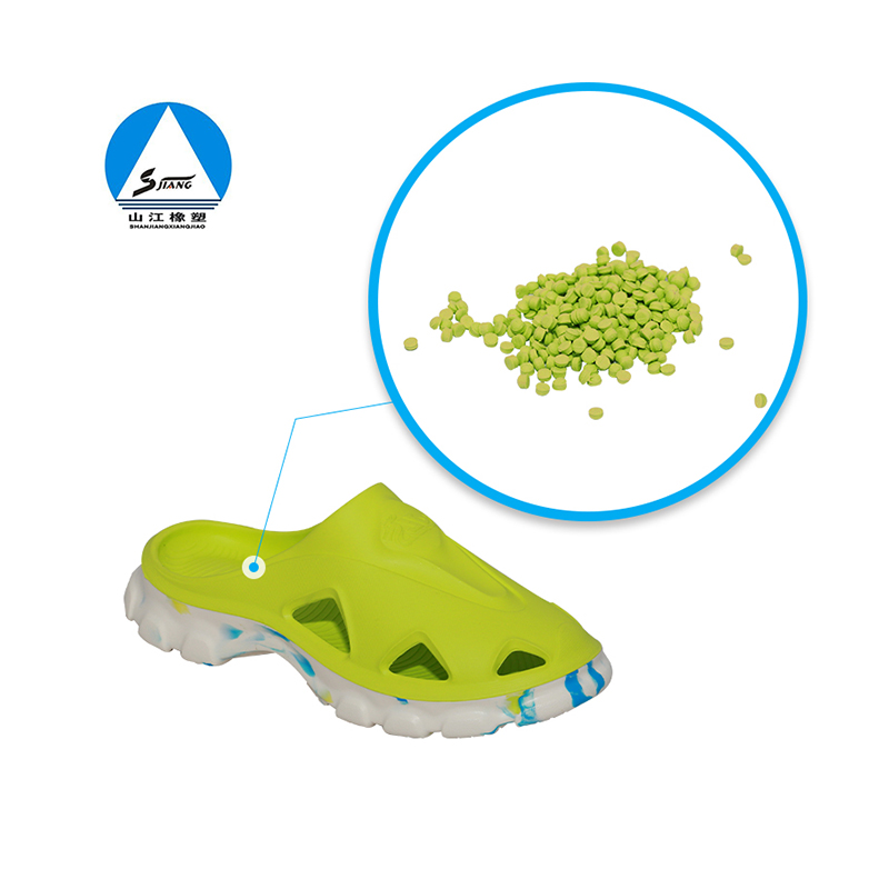 EVA双色拖鞋颗粒